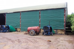 Waterproof Covers Windbreakers for farm buildings